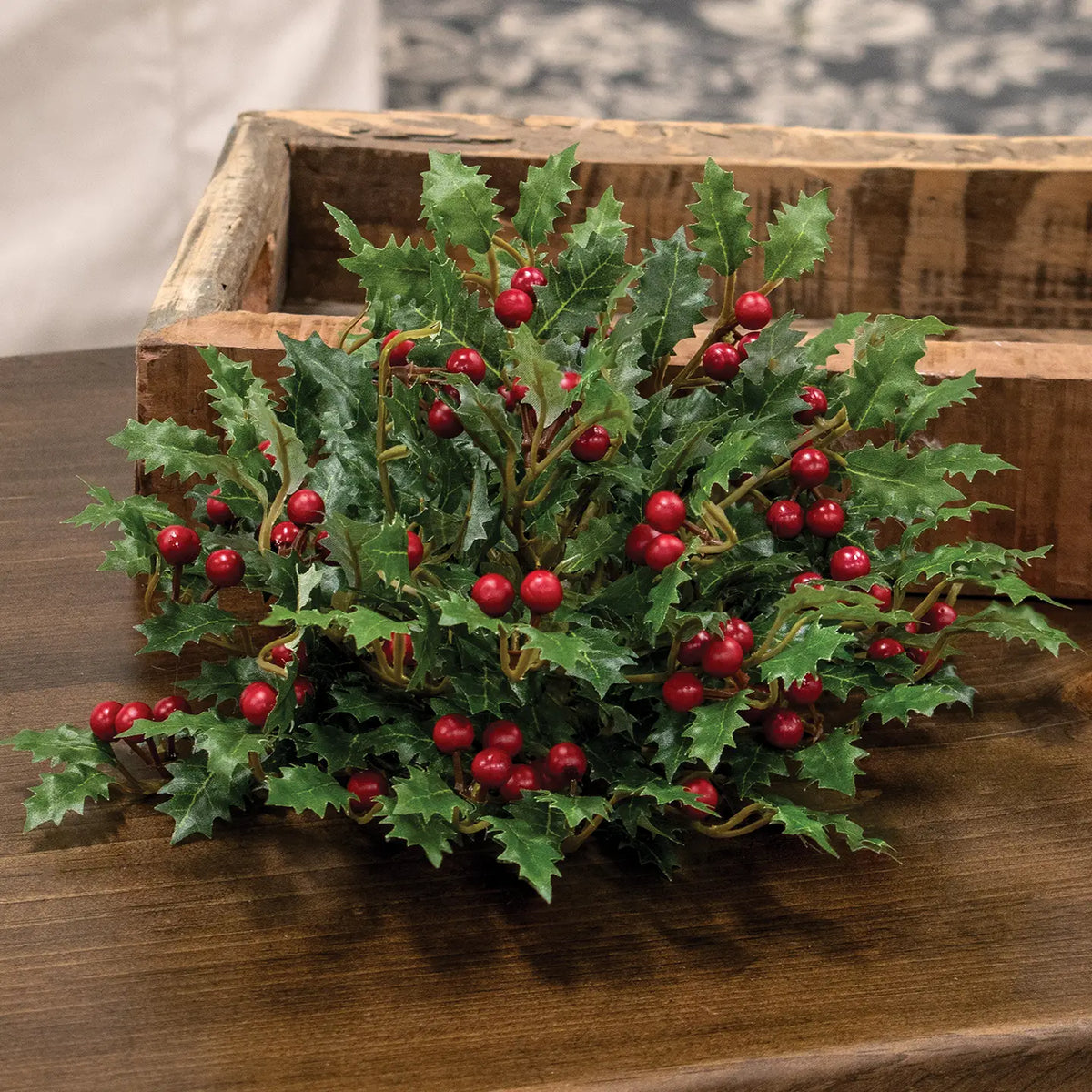 Holly And Berries Half Sphere