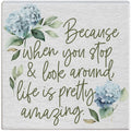 Life Is Amazing Hydrangea Block