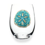 Jeweled Stemless Wine Glass
