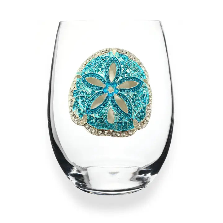 Jeweled Stemless Wine Glass