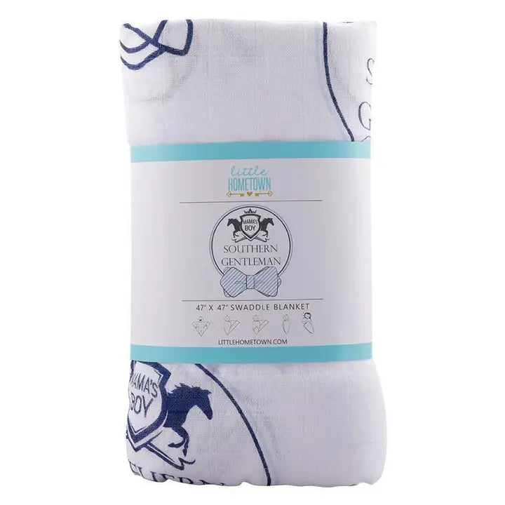 Southern Gent Swaddle Blanket
