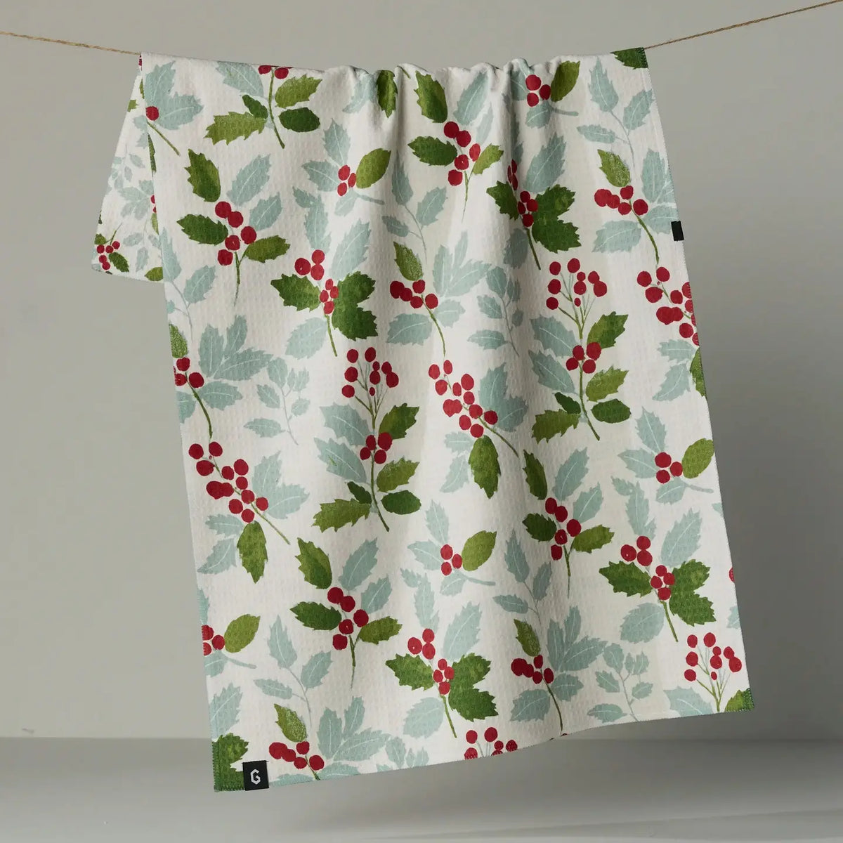 Geometry Luxe Double Sided Tea Towel Christmas