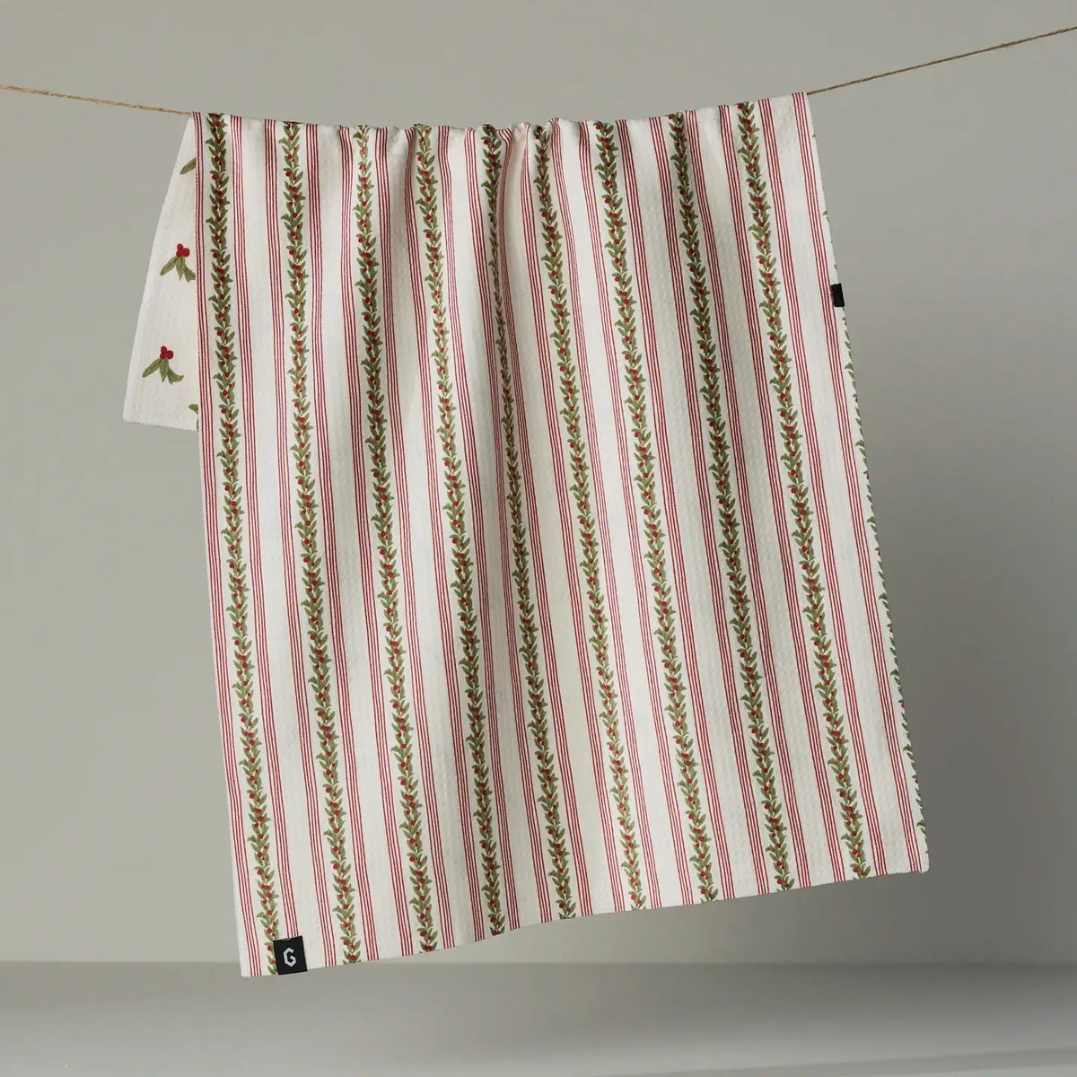 Geometry Luxe Double Sided Tea Towel Christmas