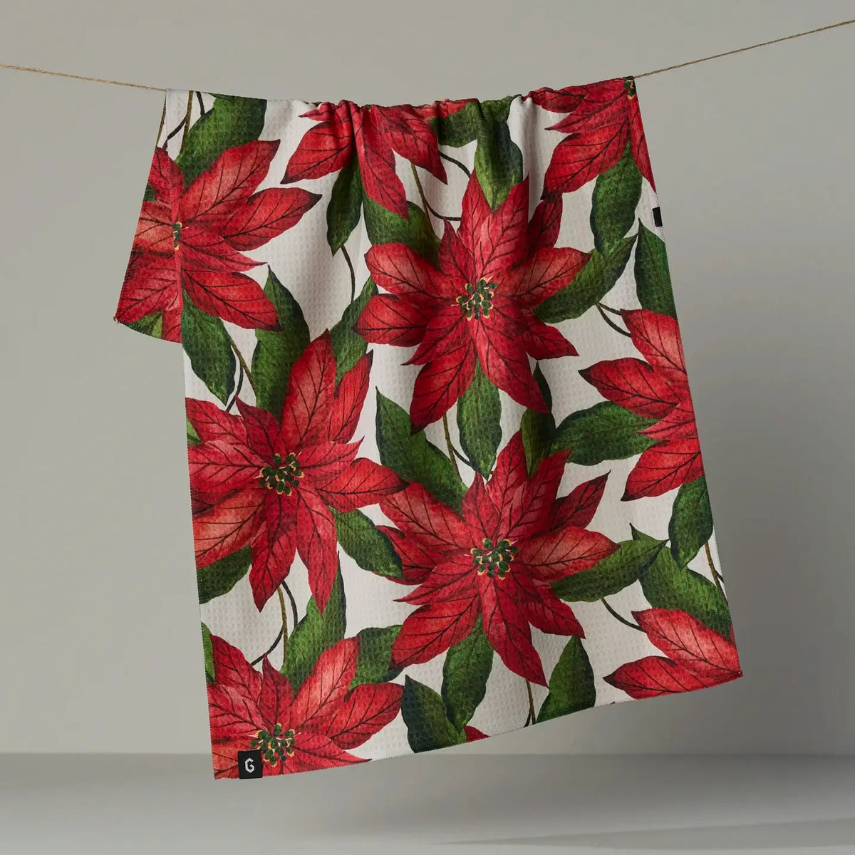 Geometry Luxe Double Sided Tea Towel Christmas