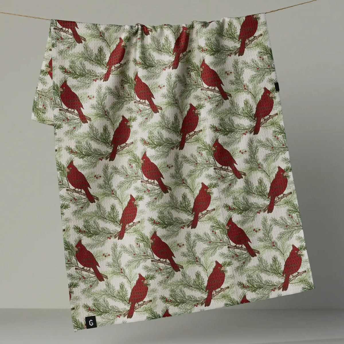 Geometry Luxe Double Sided Tea Towel Christmas