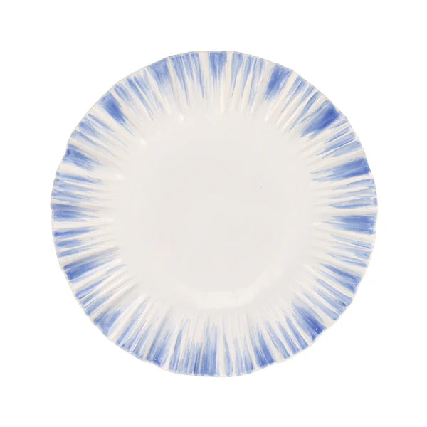 Vietri Bari Blue And White European Dinner Plate