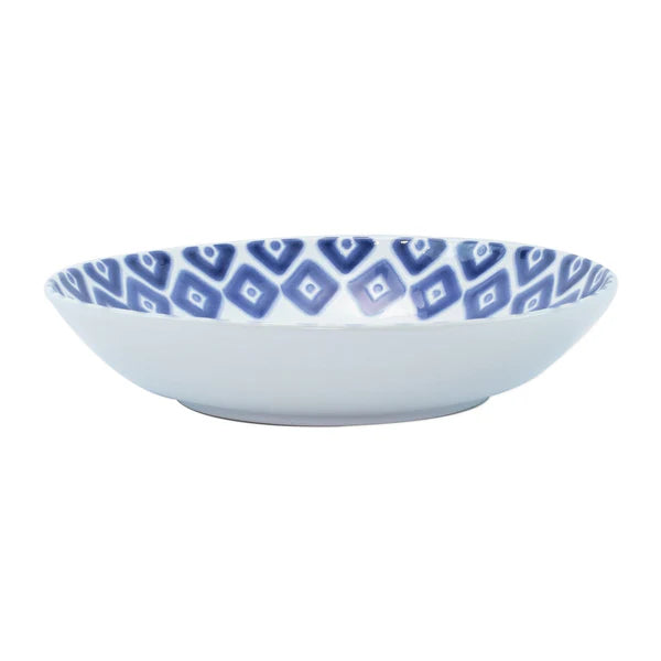 Vietri Santorini Diamond Medium Serving Bowl