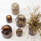 Amber Glass Vase