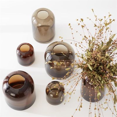Amber Glass Vase