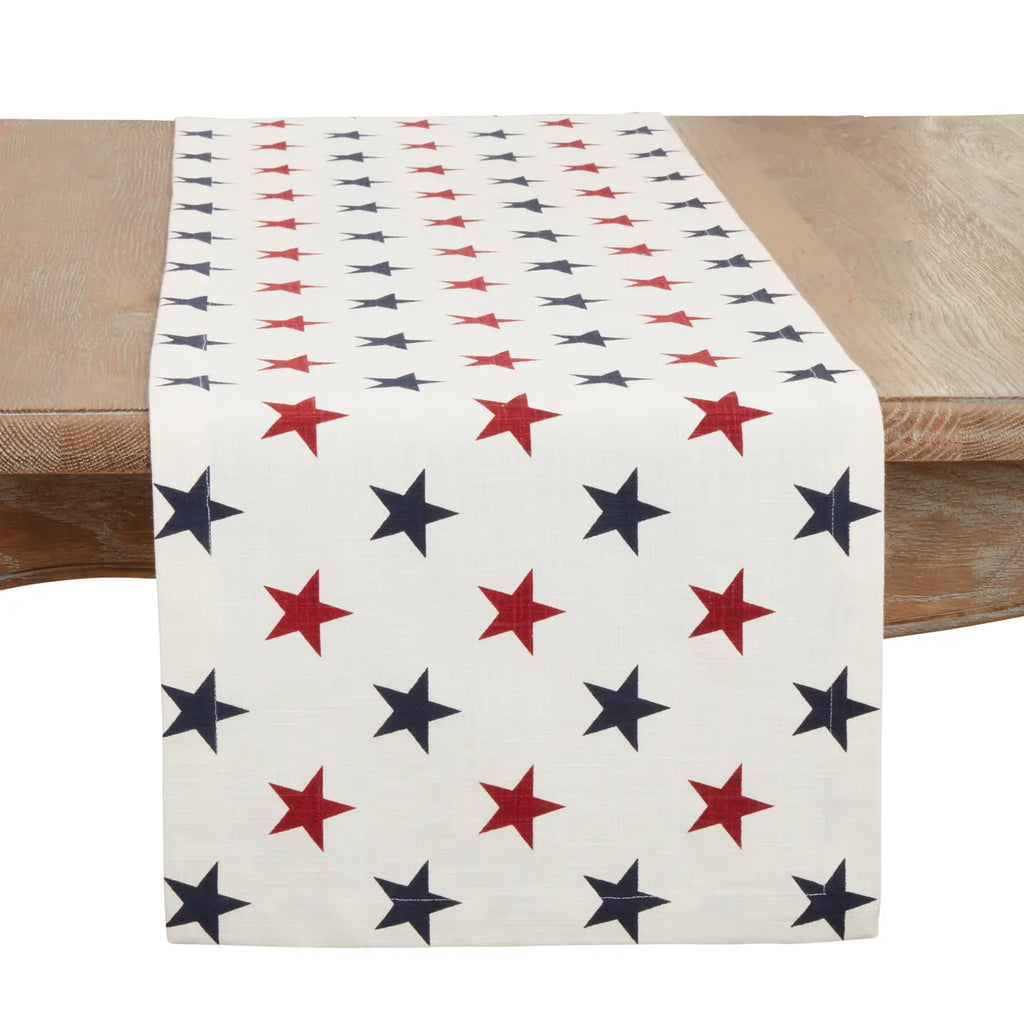 Americana Stars Table Runner