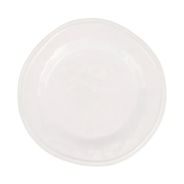 Vietri Aria White Dinner Plate