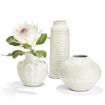 Beige Artisan Vase