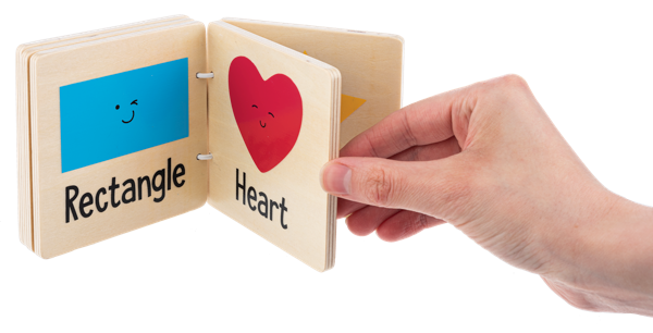 Wooden Shapes Book