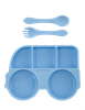 Silicone 5 Piece Feeding Set