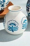 Block Print Flower Vase