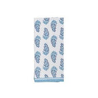 Blue Block Print Towels