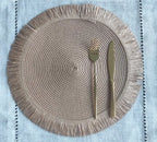 Handwoven Fringe Boho Placemat