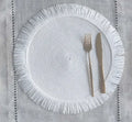 Handwoven Fringe Boho Placemat