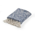 Boho Chambray Throw Navy