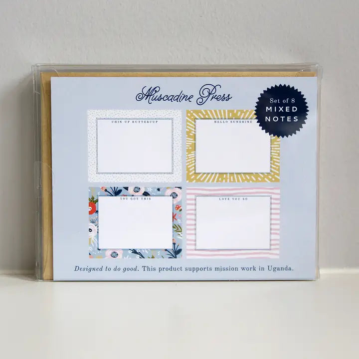 Boxed stationery uplift notes