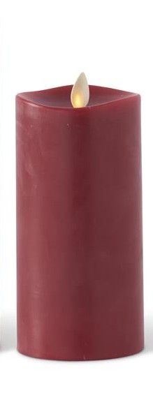 Burgandy Luminara Candles