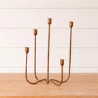Hand Forged Metal Candlelabra
