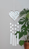 Sea Glass Heart Windchime