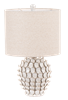 Grey Reactive Glass Shell Tabletop Lamp