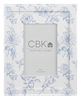 Blue Floral Toile & Stripe 4x6 Frames