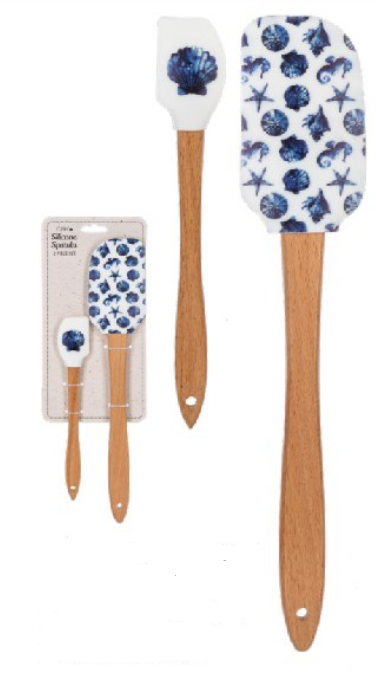Watercolor Under the Sea Spatula - 2 Piece Set