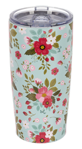 20 Oz Floral Tumbler