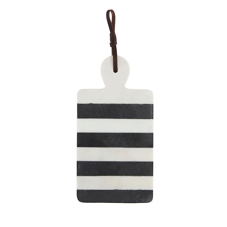 Black And White Checkered Small Serving Board
