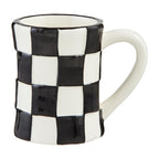 Black And White Checkered Mug