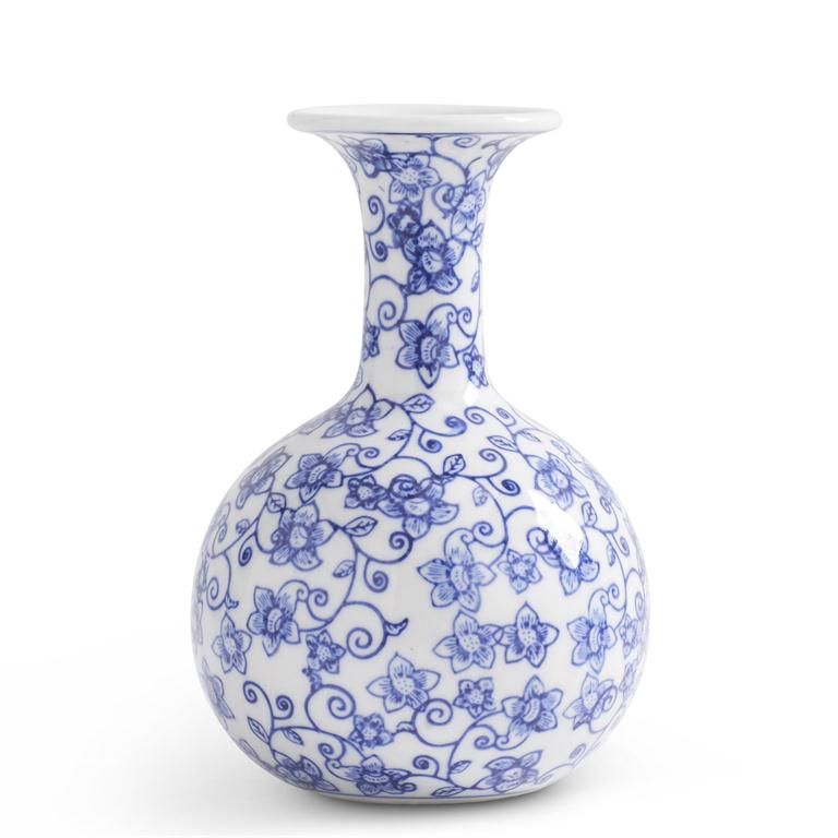 Chinoiserie Porcelain Bud Vase
