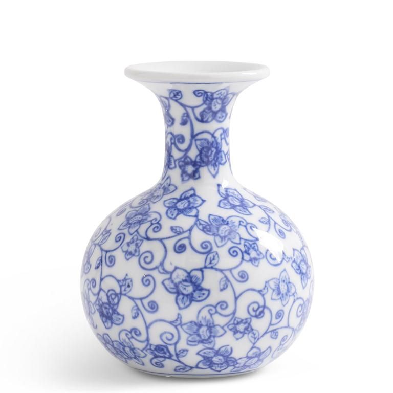 Chinoiserie Porcelain Bud Vase