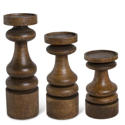Brown Chunky Candleholder