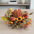 Harvest Glow Candle Ring 4.5"