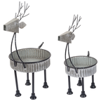 Reindeer Planter Silver