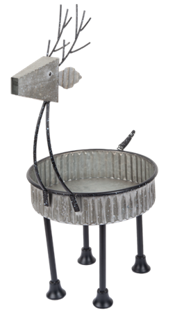 Reindeer Planter Silver