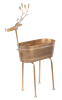 Reindeer Planter Gold