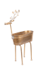 Reindeer Planter Gold