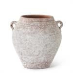 Distressed White Ceramic Vases