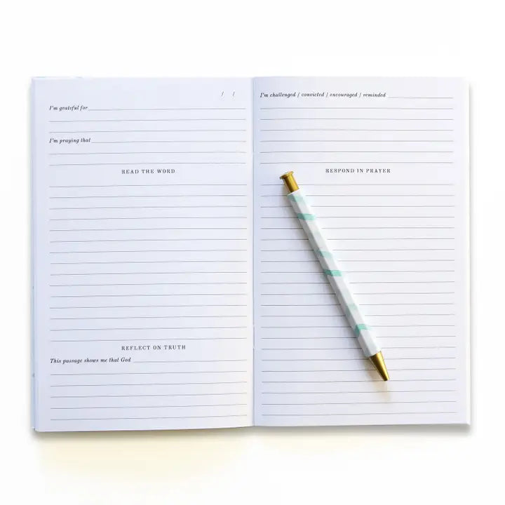 Bible Study Journal Mini Joyful Stripe