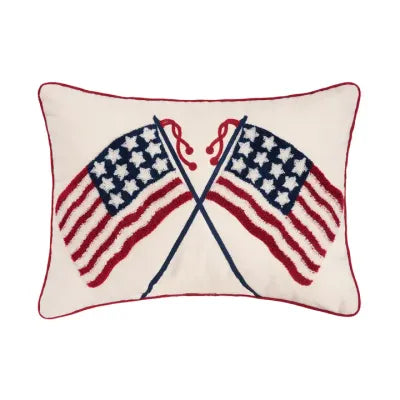 Double Flag Pillow