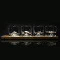American Peaks Whiskey Glasses Set Of 4