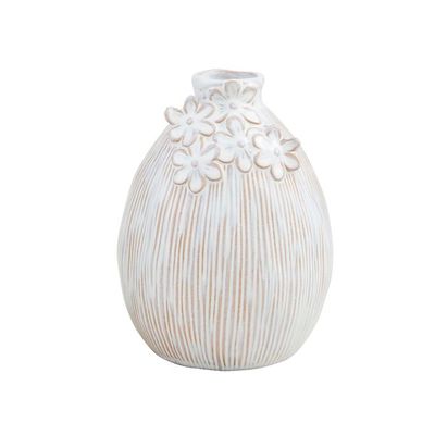 White Flower Vases