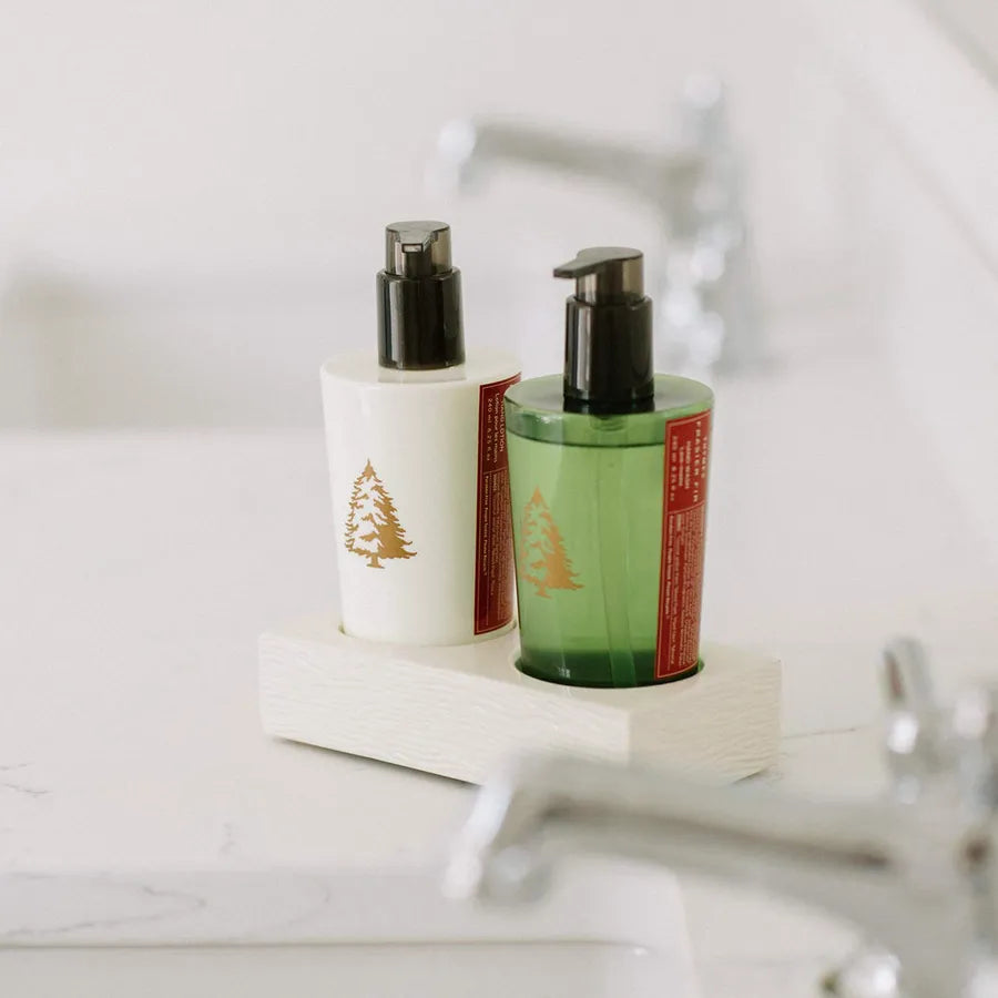 Frasier Fir Sink Set With Ceramic Caddy