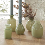 Green Glass Vase