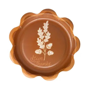 Give Thanks Dessert Plate