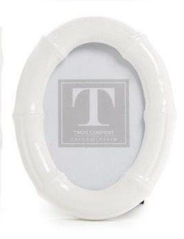 High Gloss White Bamboo Small Frame